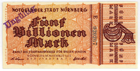 BAYERN, Nürnberg, Stadt. 5 Billionen Mark 14.11.1923.
I
Ke.3970f