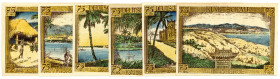 BERLIN, BRANDENBURG, Berlin, Deutsch-Hanseatischer Kolonialgedenktag. 6x 75 Pfennig 04.11.1921, Serie B, kompletter Satz. Bütten-Papier..
I
Grab.88....
