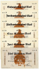 NIEDERSACHSEN, Katzenstein (Osterode am Harz), Wilhelm Tschira AG. 100.000(II), 500.000(II), 1 Million(II-), 2 Million(III), 5 Million Mark 1923(III-)...