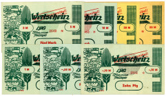 THÜRINGEN, Mellingen, LPG Ilmaue. 0,10, 0,50, 1, 5, 10, 20, 50 Mark o.D. 7 Scheine.
I-I-
Fi.86