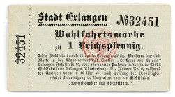 DOKUMENTE, Stadt Erlangen. Komplettes Heft 25x 1 Reichspfennig.
I
