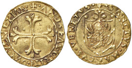 VENEZIA Andrea Gritti (1523-1539) Scudo d'oro - Paolucci 3 AU (g 3,38) Da montatura? Likely removed mount.
BB