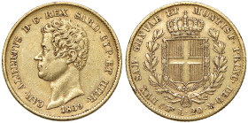 Carlo Alberto (1831-1849) 20 Lire 1839 Torino - Nomisma 651 AU 
BB