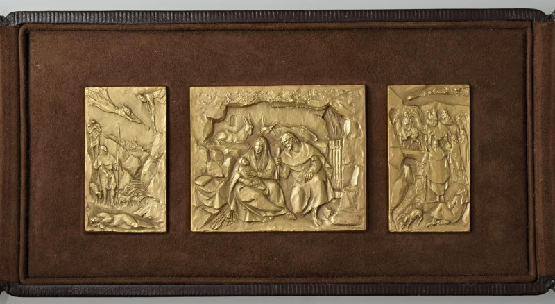 Trittico della Natività (1965-2003) Tre Placchette 1965 Santo Natale Arcidiocesi...