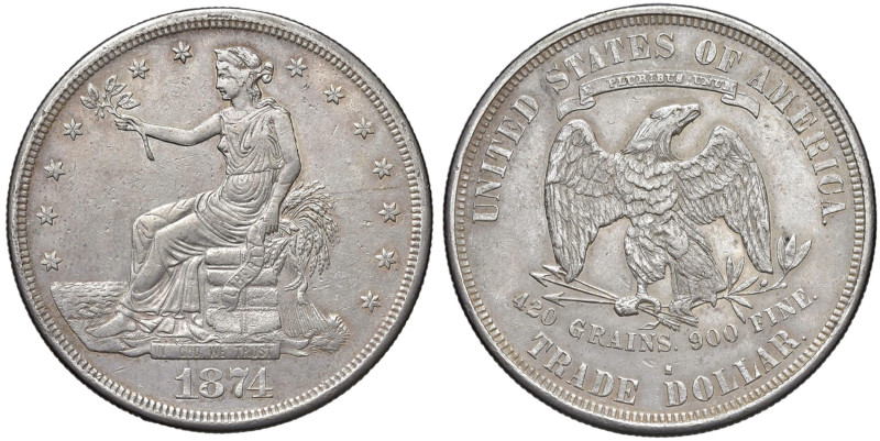 STATI UNITI Dollaro 1874 S - KM 108 AG (g 26,81) 
BB