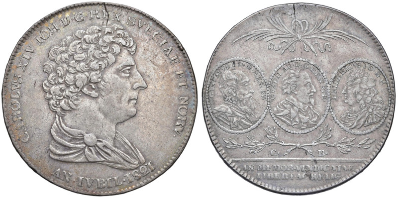 SVEZIA Carlo XIV (1818-1844) Riksdaler 1821 - Dav. 350 (g 29,15)
BB