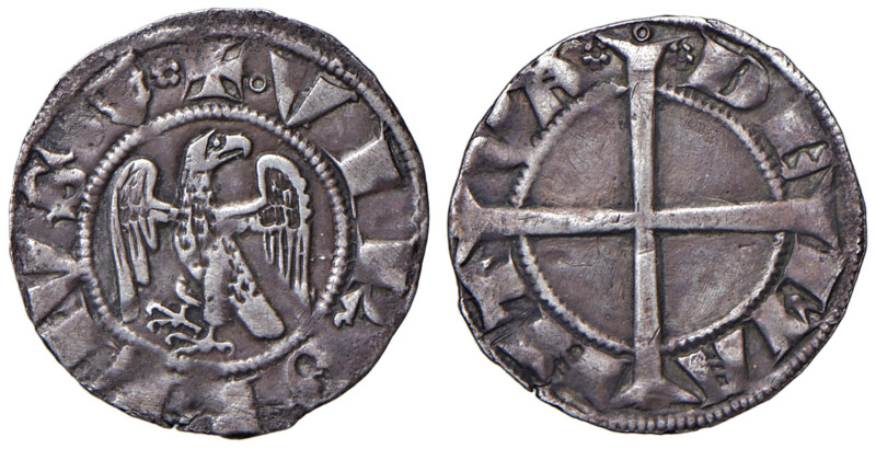 MANTOVA Luigi (1328-1360) e Guido Gonzaga (1360-1369) Aquilino - MIR 371 AG (g 1...