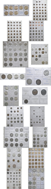 § WORLD COINS Lotto di oltre 300 monete Canada, America, Mexico, poche ripetizio...