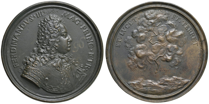 Ferdinando III de' Medici (1663-1713) Medaglia fusa 1735 A ricordo di Ferdinando...