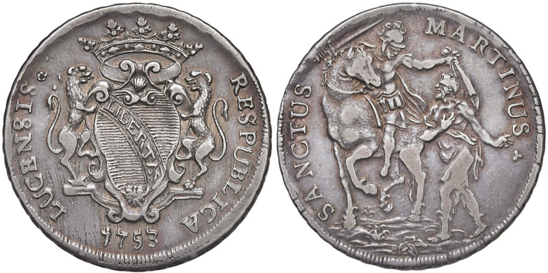 LUCCA Repubblica (1369-1799) Scudo 1753 - MIR 237/13 AG (g 26,70)
BB-SPL