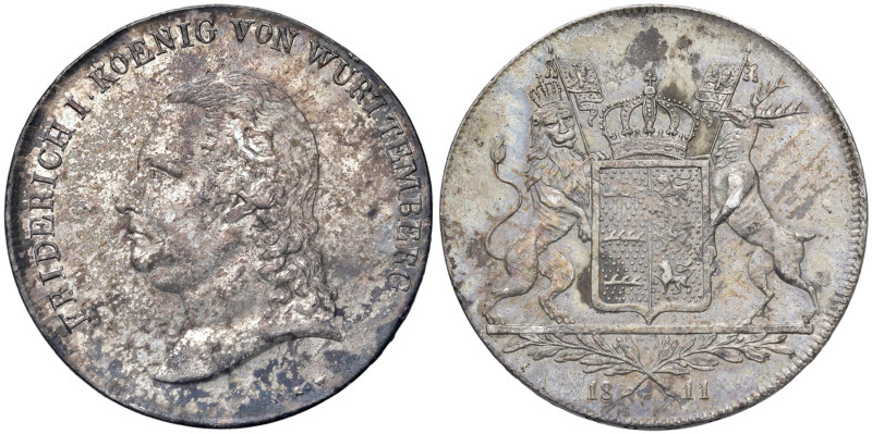 GERMANIA Wurttemberg Friedrich II (1797-1816) Kronentaler 1811 - J. 24 AG (g 29,...