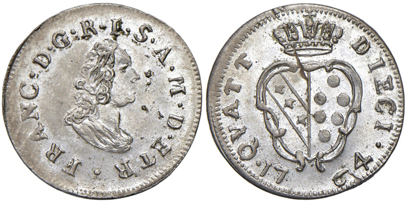 FIRENZE Francesco II di Lorena (1737-1765) 10 Quattrini 1764 - MIR 366/3 MI (g 2...