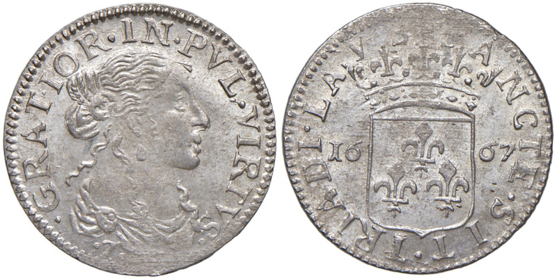 LOANO Violante Lomellini (1654-1737) Luigino 1667 - MIR 413/2 AG (g 2,18) R
qFD...