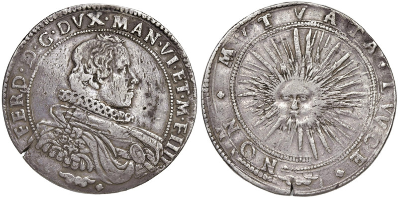 MANTOVA Ferdinando Gonzaga (1612-1626) Ducatone - MIR 591/1 AG (g 29,38) RRR Mon...