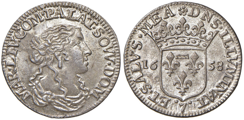 TASSAROLO Livia Centurioni Oltremarini (1616-1688) Luigino 1658 - MIR 994 AG (g ...