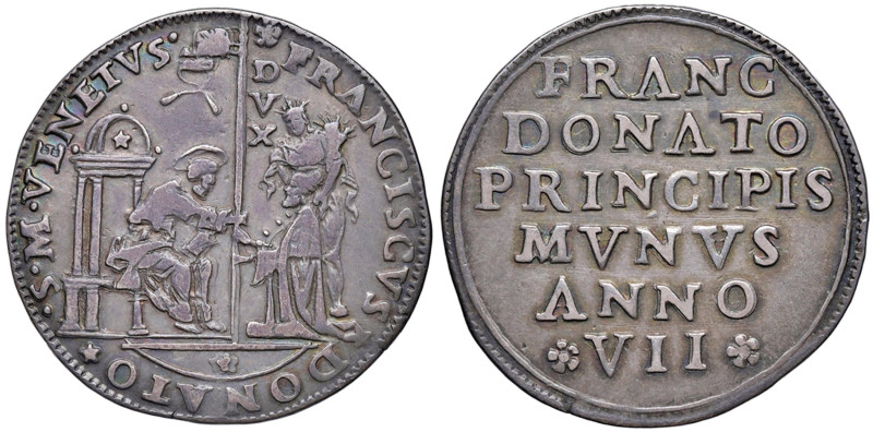 VENEZIA Francesco Donà (1545-1553) Osella an. VII (1552) - Pao. 33 AG (g 9,40) R...