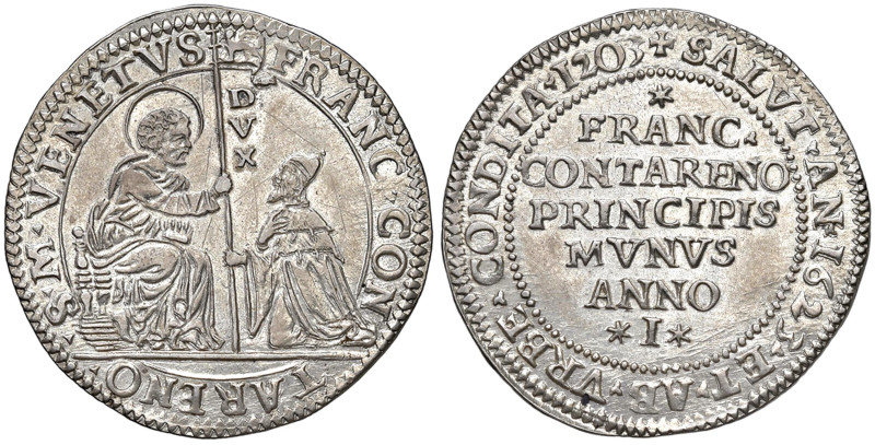 VENEZIA Francesco Contarini (1623-1624) Osella 1623 an. I - Pao. 106 AG (g 9,71)...