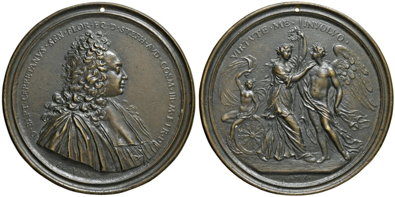 Giovanni Battista Cerretani (1679-1719) Medaglia fusa 1717 Opus: Antonio Frances...