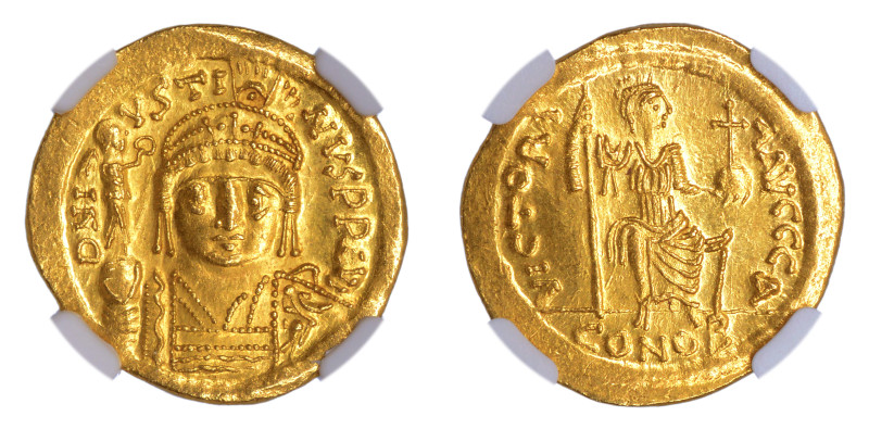 Byzantine Empire Justin II AD 565-578, AV Solidus

Graded MS Strike: 5/5 Surface...