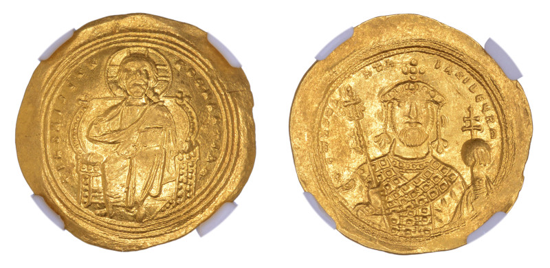 Byzantine Empire, Constantine IX AD 1042-55, AV Hist. Nomisma

Graded AU Strike:...