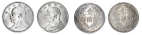 China Republic 3(1914), 2 coin lot, 1 Dollar. VF condition.

Y# 329