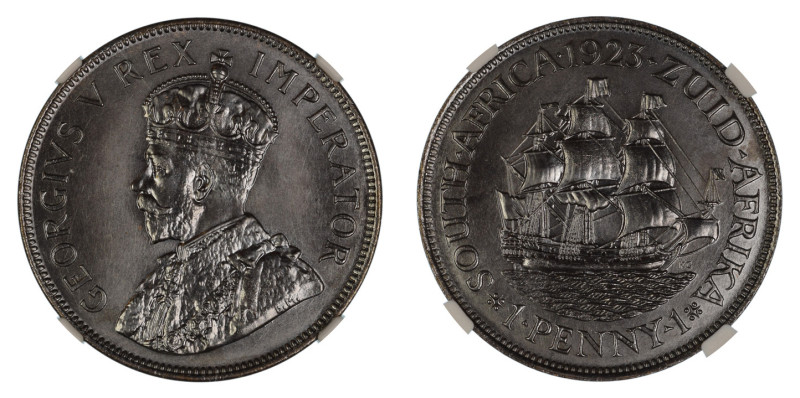 1923 (Cu) Penny (KM-14.1): Very smooth and sharp appearance.