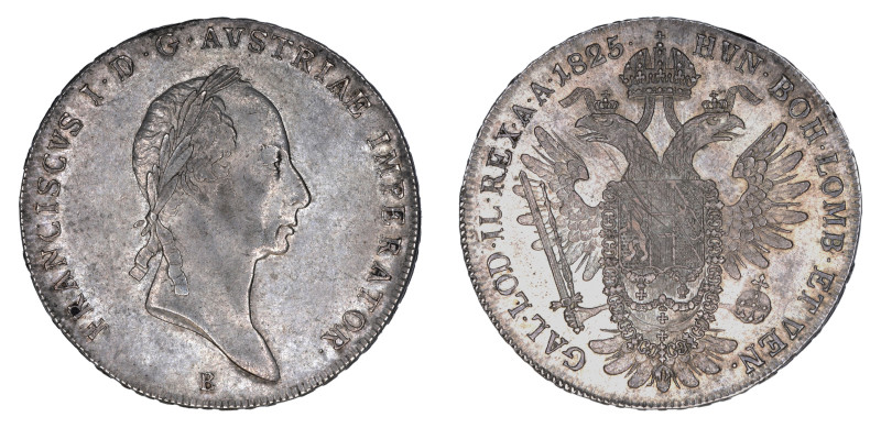 Austria 1825 B, 1 Thaler. EF-AU condition.



KM-2163