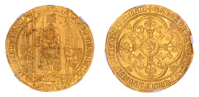 Belgium (1346-84) F'DOR Flanders d'Or, Fr-161 Louis II De Male

Graded MS 62 by NGC. Only 8 coins graded higher by NGC. Fully struck with well defined...