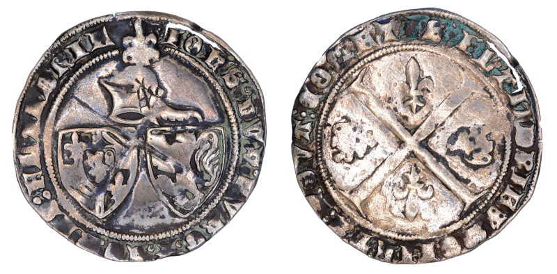 Flanders 1405-19, Jean sans Peur, Double Gros Penningjans, Fine condition.