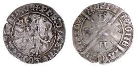 Flanders 1405-19, Jean sans Peur, Double Gros Cromstert, VF condition.