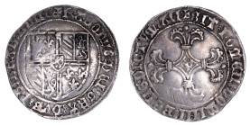 Flanders 1467-77, Charles le Téméraire, Double Patard, F-VF condition.