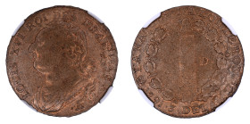 France 1791A, 12 D

Graded MS 62 by NGC. Smooth and semi-lustrous surfaces; some weakness from the strike.

KM-600.1