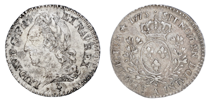 France 1773 A, 12 Sols. Sharp strike and lustre. EF condition

KM-550.1