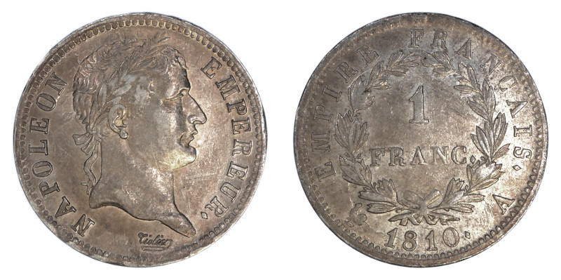 France 1810 A, 1 Franc. EF condition.

KM-692.1