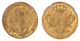 Brazil 1781R 6400 Reis.

Graded AU 58 by NGC. Only 9 coins graded higher by NGC.

.5229 oz.

KM-199.2