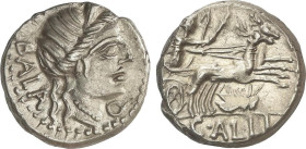 Roman Coins
Denario. 92 a.C. AELIA. Allius Bala. Anv.: Cabeza diademada de Diana a derecha, delante letra C, detrás BALA. Rev.: Diana con antorchas, ...