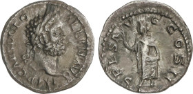 Roman Coins
Denario. 195-197 d.C. CLODIO ALBINO. Anv.: IMP. CAES. D. CLO. ALBIN. AVG. Cabeza laureada a derecha. Rev.: SPES AVG. COS. II. Esperanza e...