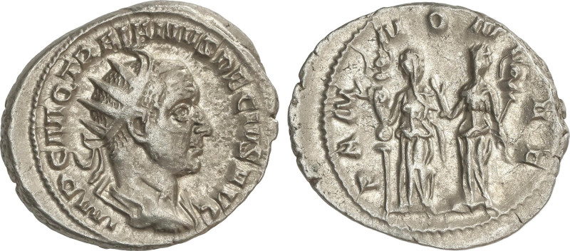 Roman Coins
Antoniniano. 249-251 d.C. TRAJANO DECIO. Anv.: IMP. C.M.Q. TRAIANVS...