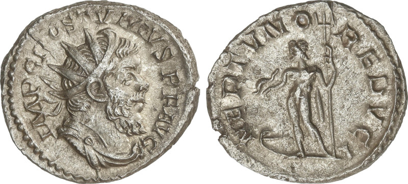 Roman Coins
Antoniniano. 259-268 d.C. PÓSTUMO. Rev.: NEPTVNO REDVCI. Neptuno en...