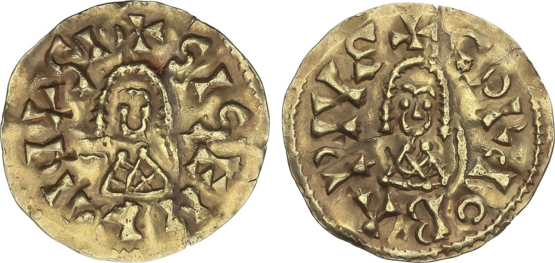 Visigothic Coins
Triente. SISENANDO (631-636 d.C.). CÓRDOBA (Baética). Anv.: +S...