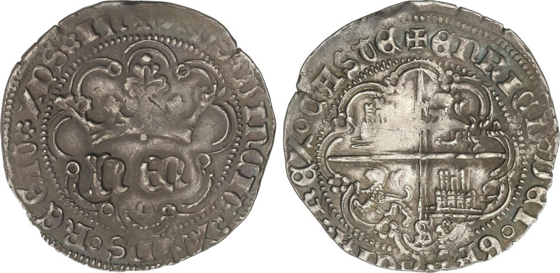 Medieval Coins
Real. ENRIQUE IV. SEVILLA. Anv.: +XPS VINCIT XPS REGIO XPS IN. H...