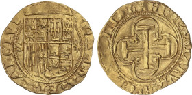 Spanish Monarchy
1 Escudo. S/F. SEVILLA. Anv.: S - Escudo - Estrella. 3,35 grs. RARA ASÍ. BONITO EJEMPLAR. AC-196. EBC.