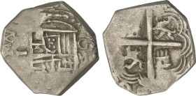 Spanish Monarchy
1 Real. (1597). GRANADA. C. 3,45 grs. Tipo OMNIVM. RARA. AC-206. MBC.