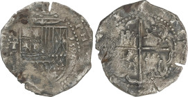 Spanish Monarchy
4 Reales. 1594. TOLEDO. C. 12,48 grs. (Oxidaciones, grieta). ESCASA. AC-615. BC+.