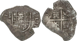 Spanish Monarchy
2 Reales. 1601. SEVILLA. B. 6,51 grs. Pátina. AC-660. MBC-.