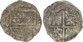 Spanish Monarchy
4 Reales. 1612. TOLEDO. V. 13,93 grs. Fecha completa. Calicó no cita este ensayador para este año. RARA. AC-839 var.; Cayón-4457. MB...