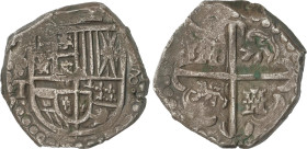 Spanish Monarchy
8 Reales. Fecha no visible. POTOSÍ. T. 27,05 grs. AC-Tipo 165. MBC.