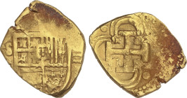 Spanish Monarchy
2 Escudos. Fecha no visible. SEVILLA. 6,77 grs. MBC.