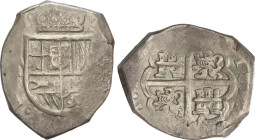 Spanish Monarchy
8 Reales. Fecha no visible. ¿SEVILLA?. 27,01 grs. AC-Tipo 350. MBC-.