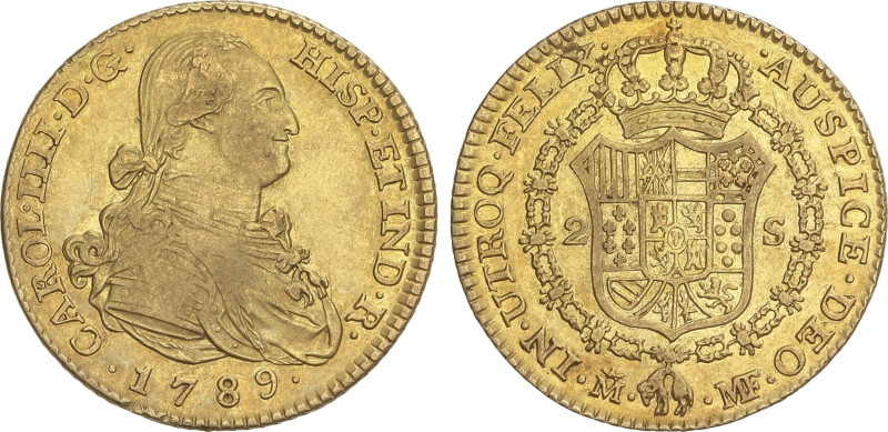 Spanish Monarchy
2 Escudos. 1789. MADRID. M.F. 6,66 grs. AC-1274. MBC+.